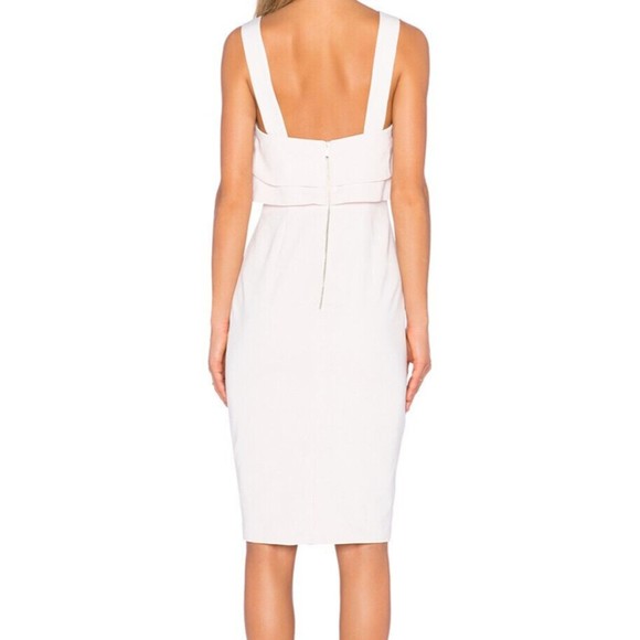 NWT Keepsake brand Dress city of lights soft sheer pink lined layered top SMALL - Picture 2 of 9